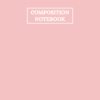 Solid Pastel Baby Pink Notebook (Front Cover)