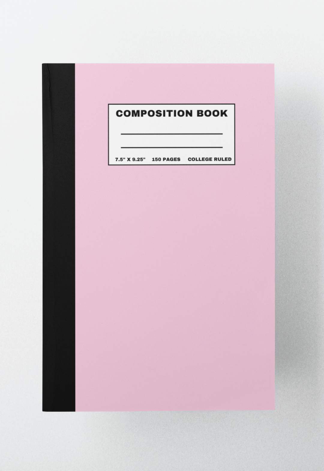 Pastel Pink, College-Ruled Composition Notebook