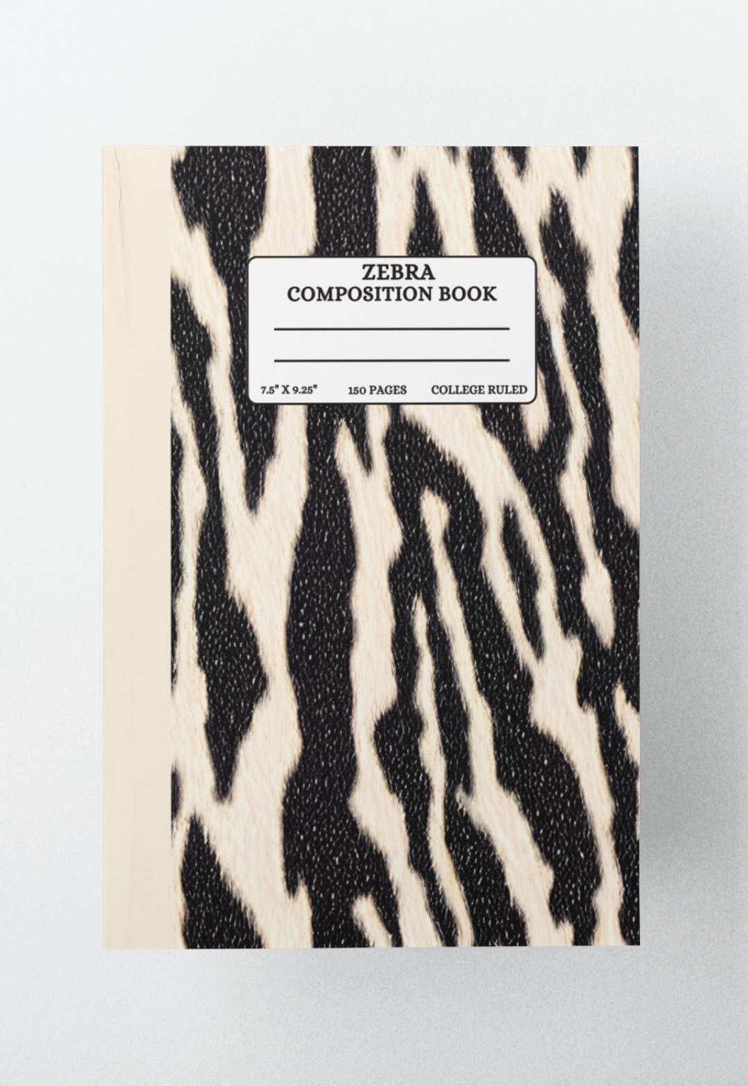 Zebra Print Composition Notebook