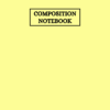 Pastel Yellow Notebook (Front Cover)