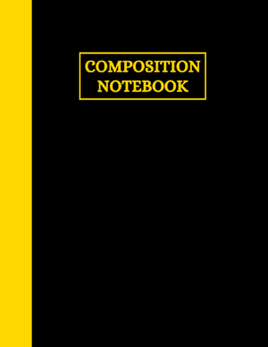 Black and Gold Notebook (Front Cover)