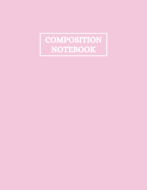 Pastel Pink Notebook (Front Cover)