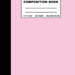 Pastel Pink Notebook, College-Ruled (Front Cover)